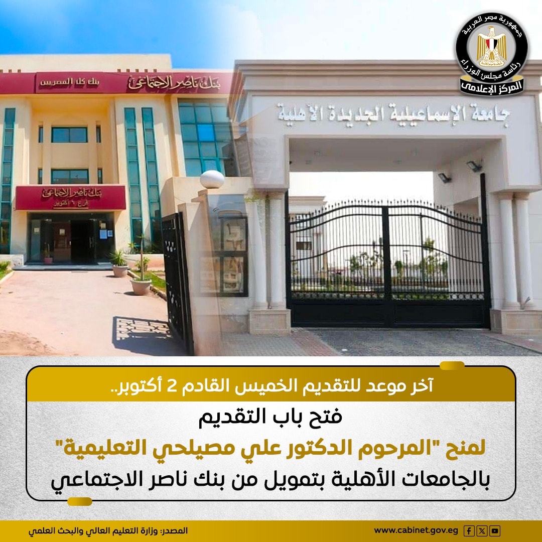 منح الجامعات الأهلية في مصر 2025